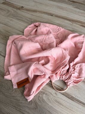 WildBird Blush Pink Linen Ring Sling